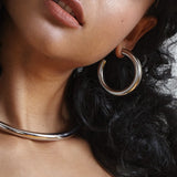 Pipe Hoop Earrings For Women Piercing Earings Boucle Oreille Femme E211289