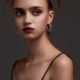 Punk Circle Loop Earring Stainless Steel Hoop Earrings For Women