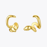 Punk Curved Snake Ear Cuff Clip On Earrings for Women