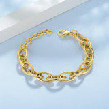 Punk Link Chain Bracelet Stainless Steel Thick Chain Bracelet Jewelry