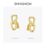 Punk Link Chain Ear Cuff Clip On Earrings Rock No Piercing EC191048