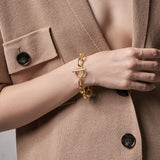 Punk Oval Bracelet Chunky Chain Jewelry B2187