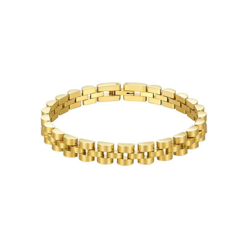 Punk Watchband Bracelet Stainless Steel B2165