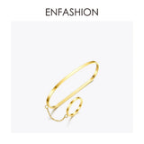 Stainless Steel Ring Bracelet Bangle Jewelry for Women