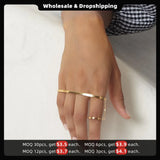 Stainless Steel Ring Bracelet Bangle Jewelry for Women