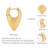 Geometric Cone Stud Earrings Piercing for Women