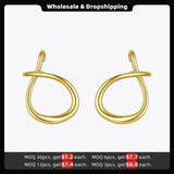 Knot Ear Cuff Clip On Earrings For Women Curved Earings Jewelry E1199