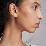 Star Ear Cuff Stainless Steel Earrings Zircon Earrings E211260