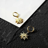 Sun Drop Earrings Stainless Steel Jewelry Gift E211266