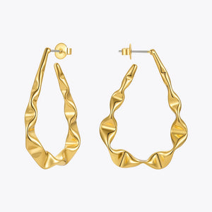 Raindrops Hoop Earrings For Women E211273