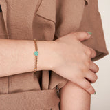 Zircon Bracelet Stainless Steel Graduation Pulseras