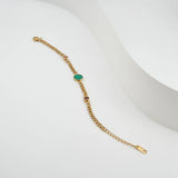 Zircon Bracelet Stainless Steel Graduation Pulseras