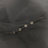 Vintage Silver Plated Face Bracelet for Women and Men