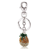 Red & Yellow Car Keychains Crystal Key Ring Key Chains for Women