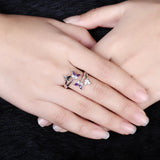 Adjustable Butterfly Crystal Wedding Ring