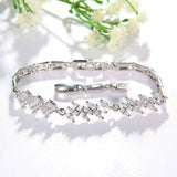 Cubic Zircon Crystal Bracelets For Women Wedding Party Gift