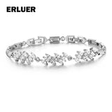 Cubic Zircon Crystal Bracelets For Women Wedding Party Gift
