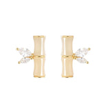 ZFSILVER S925 Silver Hetian Jade Zircon Earrings