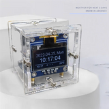 DIY Mini Clock Kit OLED Display Soldering Project