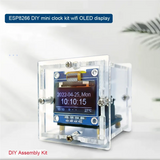 DIY Mini Clock Kit OLED Display Soldering Project