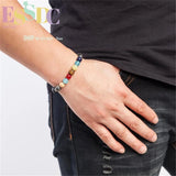 8mm Amazonite Lapis Lazuli 7 Chakra Bracelet