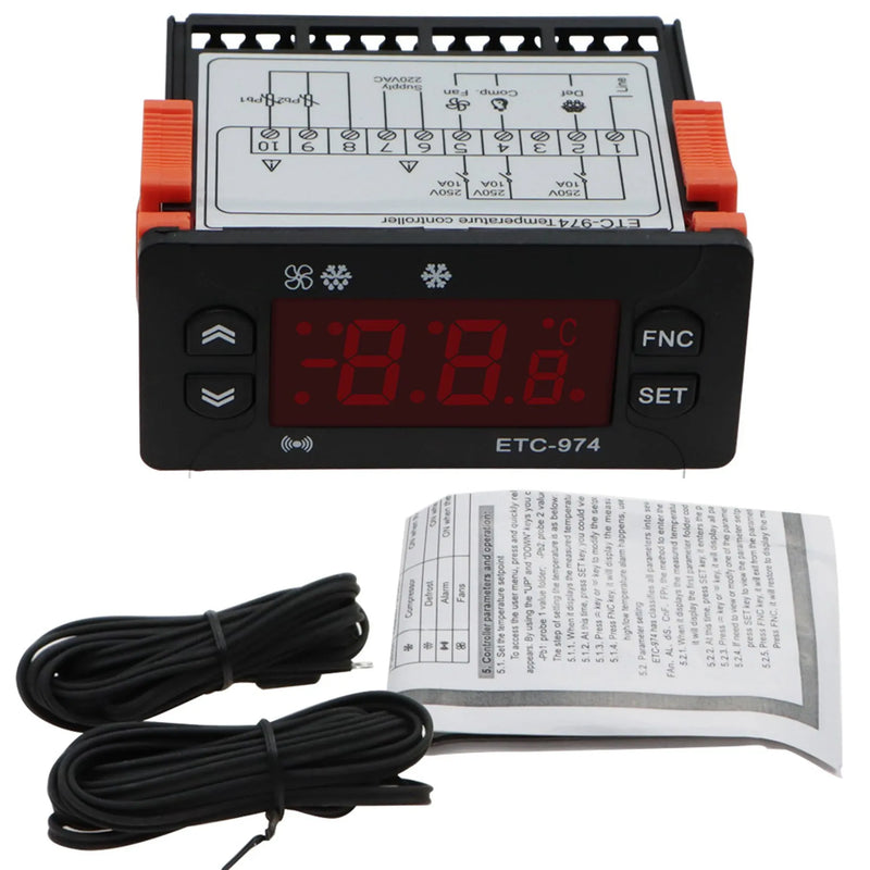 ETC-974 Digital Temperature Controller Microcomputer Thermostats