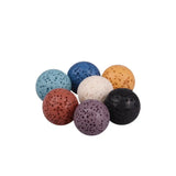 EUDORA 16mm Volcanic Stone Ball Aromatherapy Lock Cage Jewelry Accessories