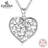 925 Silver Tree Of Life Pendant Necklace For Men Women