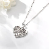 925 Silver Tree Of Life Pendant Necklace For Men Women