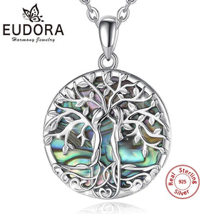 925 Silver Sisters Tree of Life Necklace Pendant Charm Gift