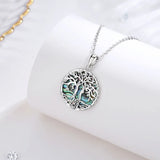 925 Silver Sisters Tree of Life Necklace Pendant Charm Gift