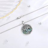 925 Silver Sisters Tree of Life Necklace Pendant Charm Gift