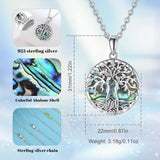 925 Silver Sisters Tree of Life Necklace Pendant Charm Gift