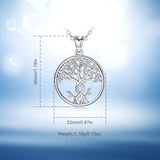 925 Silver Tree of Life Necklace Rowan Tree Charm with Chain or Pendant