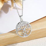 925 Silver Tree of Life Necklace Rowan Tree Charm with Chain or Pendant