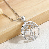 925 Silver Tree of Life Necklace Rowan Tree Charm with Chain or Pendant