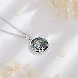 925 Silver Turtle Pendant Abalone Shell Necklace Starfish Chain