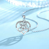 925 Sterling Three Sisters Forever Love Pendant Necklace For Soul sister