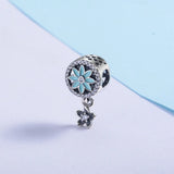 925 Silver Daisy Flower Charm Pendant for Women
