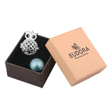 Copper Owl 20mm Chime Ball Cage Pendant Necklace