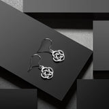 925 Silver Celtics Knot Earrings Rhodium Plated Jewelry