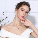925 Sterling Silver Sky Crystal CZ Charm Beads for Bracelet DIY Jewelry CYZ048