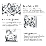 Sterling Silver Cross Pendant Necklace with Box - CYD402