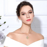 Sterling Silver Mother Daughter Necklace Heart Pendant Gift