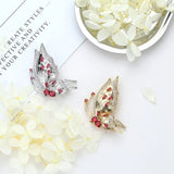EUDORA Crystal Insect Brooch Butterfly Pin Brooches Women Scarf Clip