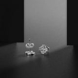 925 Silver Celtics Knot Cross Stud Earring Vintage Dangler CYE34
