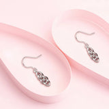 925 Silver Irish Celtics Knot Earrings Women Vintage Dangler