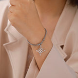 Stainless Steel Witch Knot Bracelet Irish Celtic Witchcraft Couple Jewelry