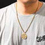 Set of 5 Shotokan Karate Stainless Steel Pendants for Men Women