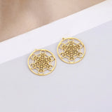 5pcs Metatron Cube Charms for Jewelry Making Pendant